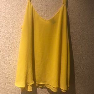 Torrid yellow dress tank top